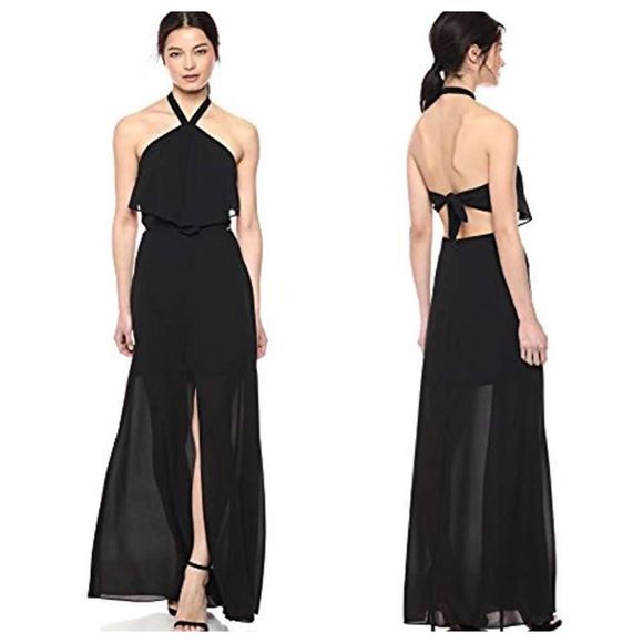 ALI & JAY Black Maxi Dress - Picture 1 of 7